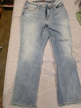 Judy Blue Faded Light Blue Straight Leg Jeans